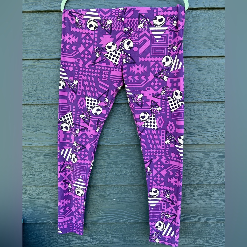LulaRoe Disney leggings tall curvy Nightmare Before Christmas
